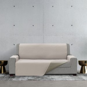 Funda de sofá reversible 3 plazas