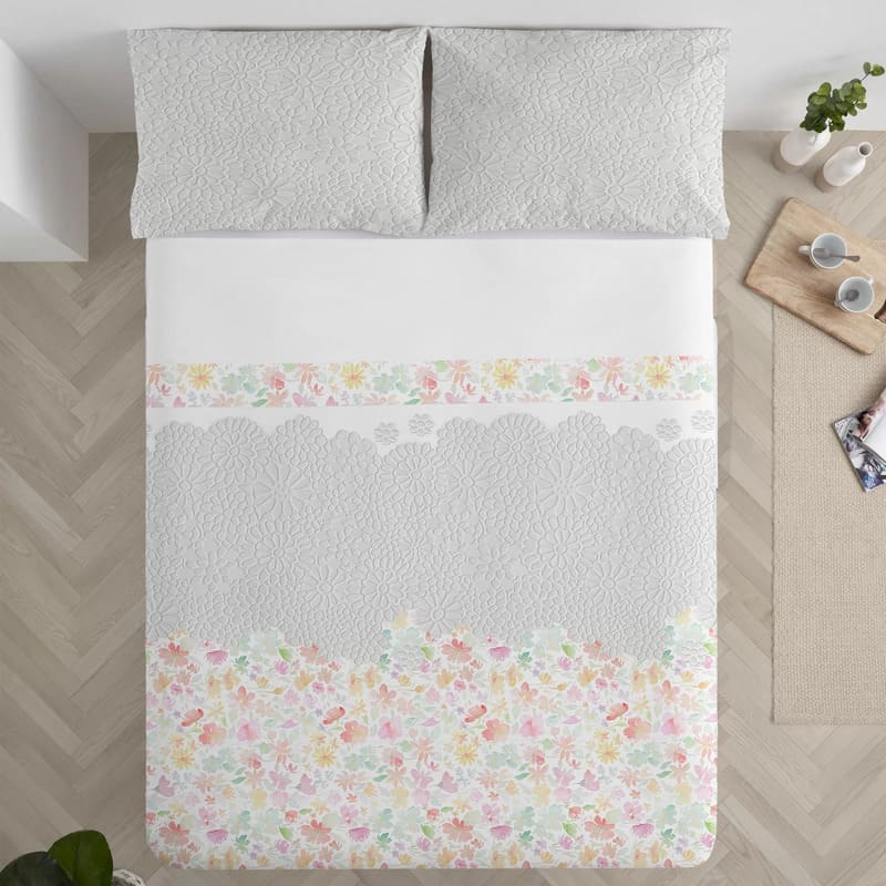 Juego de sábanas Acuarelas